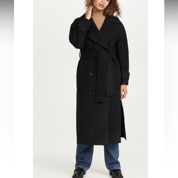 MACKAGE THEA BLACK S - BRAND NEW LADIES WOOL COAT - Picture 4 of 10